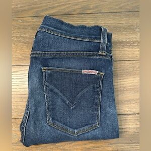 Hudson Nico Mid Rise Super Skinny Jeans Size 26 Inseam‎ 28 1/2 Waist Across 13